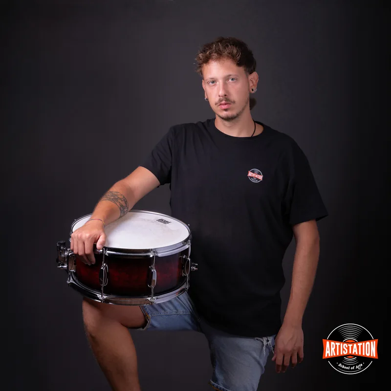Andrea Piccinini, insegnante di batteria ad Artistation Faenza