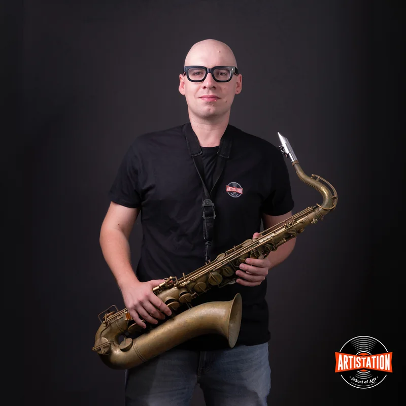 Giacomo Casadio, insegnante di sassofono ad Artistation Faenza