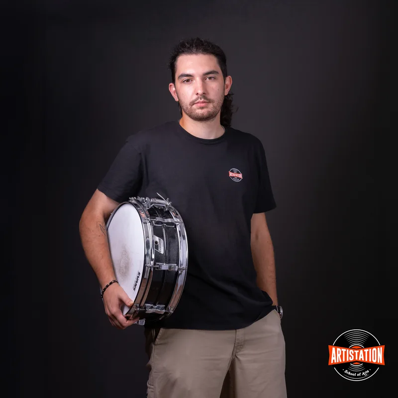 Giacomo Novelli, insegnante di batteria ad Artistation Faenza